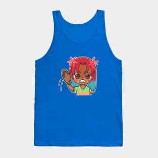 Beware the Chanclas! Nurse Nila Anime Character Tank Top